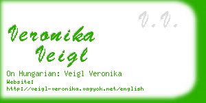 veronika veigl business card